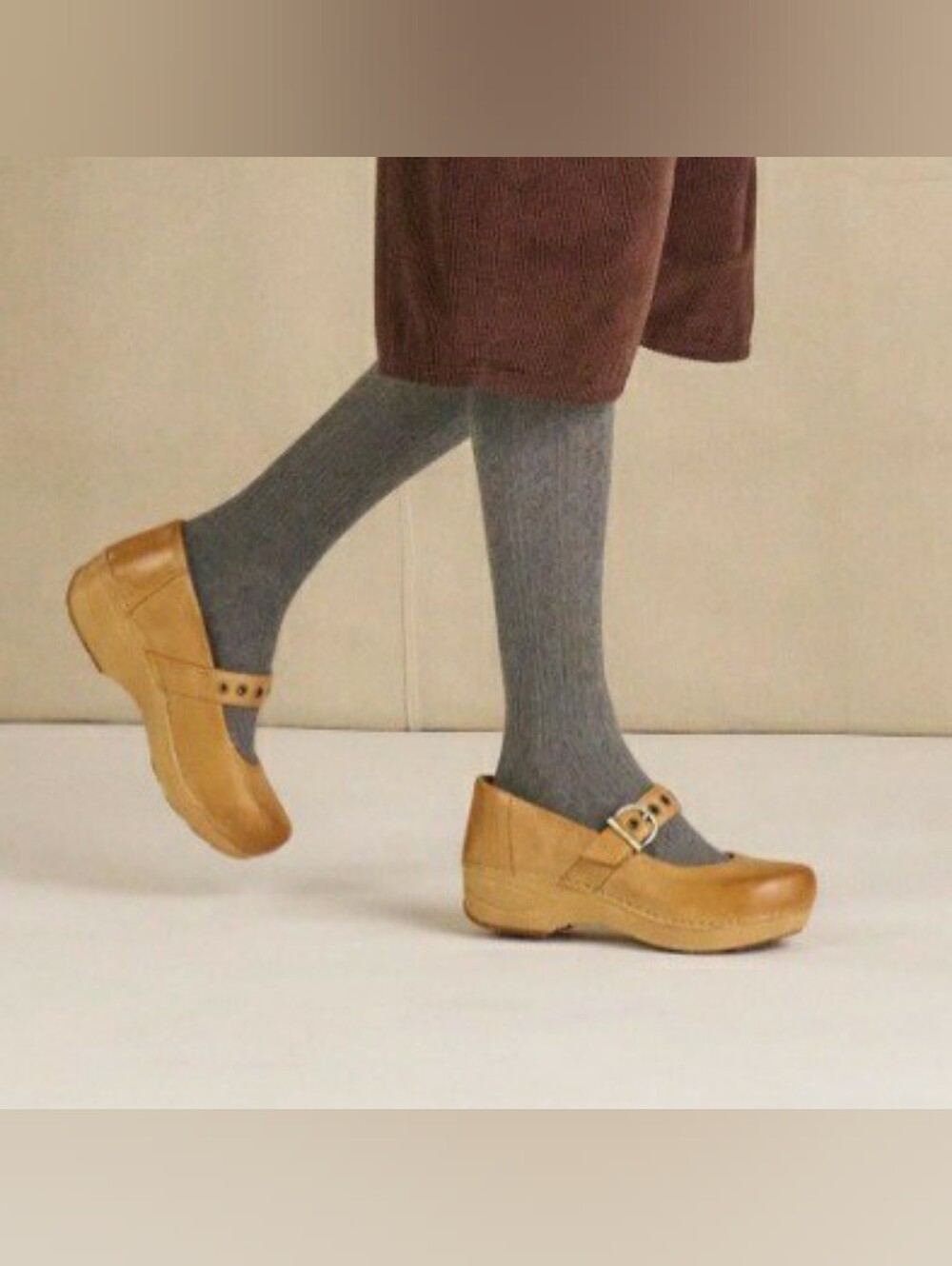 Honey XP Dansko Pro Mary Jane Clogs Burnished Comfort Cottagecore Boho Chic🌿 - Picture 7 of 8